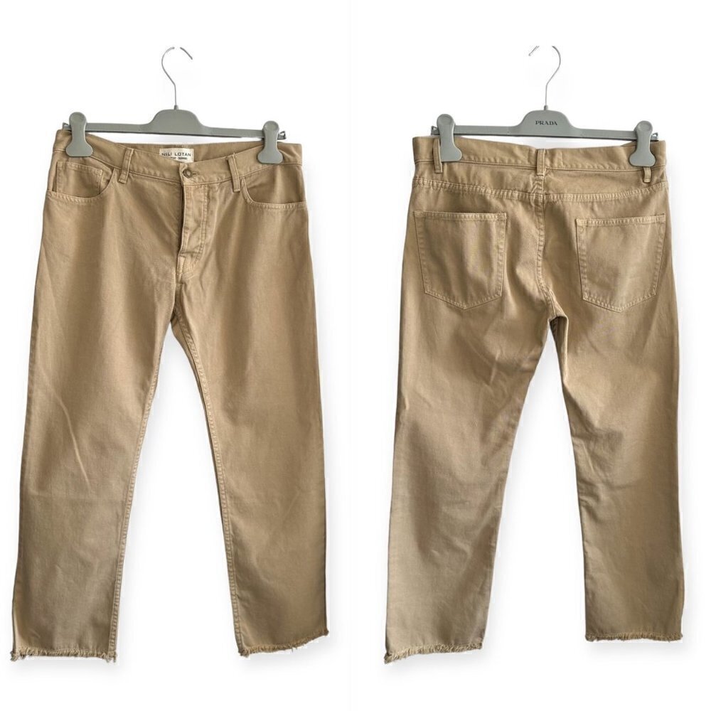 Nili Lotan Boyfriend Pants , size 6, Desert Sand, Tan , New with Tags